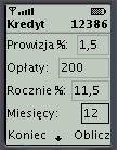 Oprocentowanie i opłaty